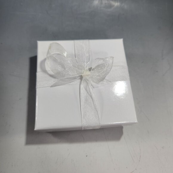 Retro OOAK Copper Enamel Clip On Earrings Moon Geometric Shape w Glass Frit MCM - Picture 10 of 10